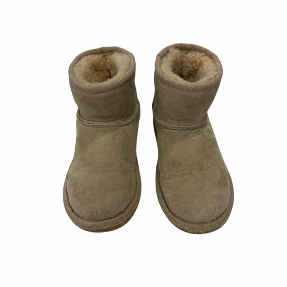 UGG Tan ultra mini Shearling Boots - Picture 2 of 10